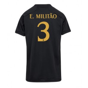 Real Madrid Eder Militao #3 Tredje trøje Dame 2023-24 Kort ærmer